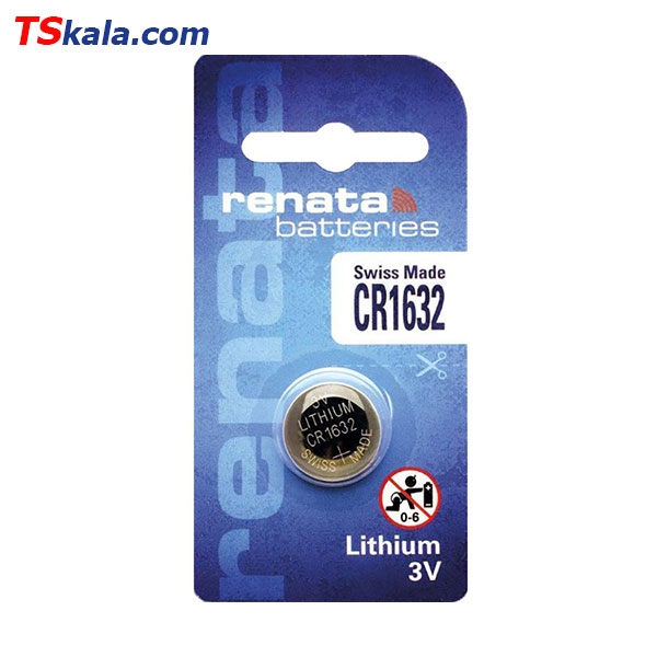 باتری سکه ای رناتا Renata CR1632 Lithium Battery 1x