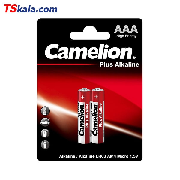 باتری نیم قلمی کملیون Camelion AAA Plus Alkaline Battery 2x