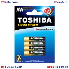 TOSHIBA ALPHA POWER Alkaline Battery AAA.LR03 4x