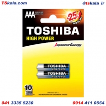 TOSHIBA HIGH POWER Alkaline Battery AAA.LR03 2x