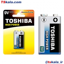 TOSHIBA HIGH POWER Alkaline Battery 9V.6LR61 1x