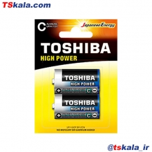 TOSHIBA HIGH POWER Alkaline Battery C.LR14 2x