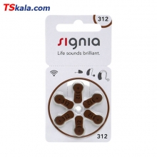 باتری سمعک سیگنیا Signia ZA312 Hearing Aid Battery 6x