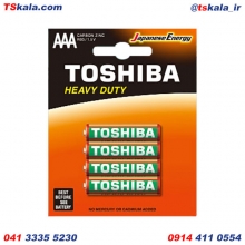 TOSHIBA HEAVY DUTY ZINC Battery AAA.R03KG 4x