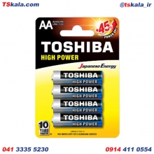 TOSHIBA AA HIGH POWER Alkaline Battery LR6GCP 4x