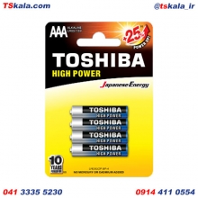 TOSHIBA AAA HIGH POWER Alkaline Battery LR03GCP 4x