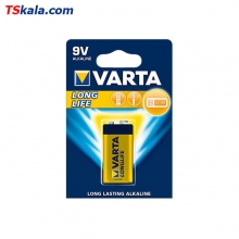 باتری 9 ولت کتابی وارتا VARTA 9V LONG LIFE Alkaline Battery 1x