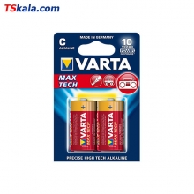 باتری سایز متوسط وارتا VARTA C MAX TECH Alkaline Battery 2x