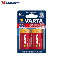 باتری سایز بزرگ وارتا VARTA D MAX TECH Alkaline Battery 2x