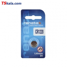 باتری سکه ای CR1220 لیتیوم رناتا بسته 1 عددی