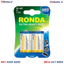 باتری سایز متوسط روندا سوپر هوی دیوتی R14P بسته 2 عددی