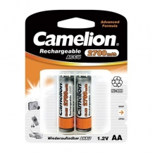 باتری قلمی شارژی کملیون AA NiMH 2700mAh بسته 2 عددی